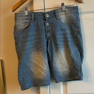 Men's Blue Denim Shorts